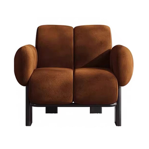 Canapé simple moderne et confortable en tissu et bois massif, <span class=keywords><strong>fauteuil</strong></span> individuel adapté aux salons, hôtels et appartements - Product Image 4