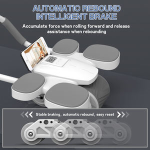 Gordon nhà máy V11 mẫu miễn phí bán buôn <span class=keywords><strong>Ab</strong></span> bánh xe con lăn tự động phục hồi bụng bánh xe con lăn với khuỷu tay hỗ trợ - Product Image 5