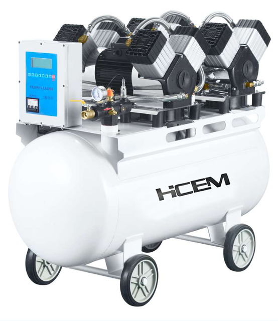HC2*4V-6.0KW-200L Heavy Duty V Type air Compressor 4.4KW 10bar 1200lpm High Pressure air Compressor with 200L tank