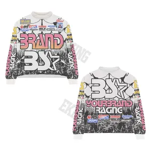 Custom High Quality CustoJersey Waterproof Featurem Motorcycle Jersey Polyester MTB And Motocross Men's Sublimation Cycling