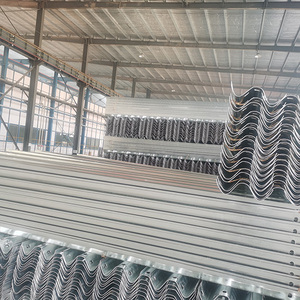 Rào cản giao thông thép chống ăn mòn cho đường cao tốc sử dụng ba sóng chùm Hàng rào va chạm tốc độ cao Ba kim loại W chùm lan can - Product Image 6