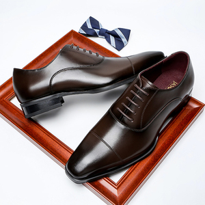 Zapatos de Vestir Clásicos de Boda para Hombre en Piel Genuina Zapatos Formales de Moda para Hombre Chaussures-Homme Zapatos para Oficina Fiesta y Vestir para Hombre - Product Image 3