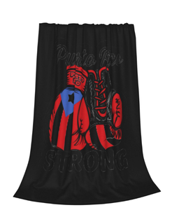 2024 Venta caliente al por mayor de alta calidad de fábrica de personalidad manta de tiro personalizada <span class=keywords><strong>Puerto</strong></span> Rico América bandera manta de franela - Product Image 3