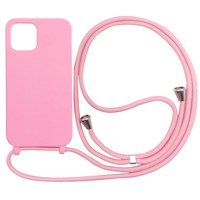 Coque de téléphone TPU avec longue lanière pour iPhone 17 16 15 14 13 12 11 Pro Max Air étui de protection