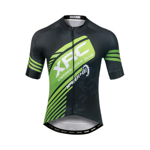 Ensemble de cyclisme d'été personnalisé avec impression par sublimation, maillot unisexe à fermeture éclair intégrale et short rembourré en gel, séchage rapide, respirant, tenue de vélo de route et de VTT - Product Image 3