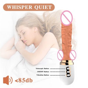 Vibrador Dildo con Ventosa de Silicona, Suave y Realista, 3 Modos Telescópicos + 10 Vibraciones + Calentamiento, Juguete Sexual para <span class=keywords><strong>Mujeres</strong></span> - Product Image 2