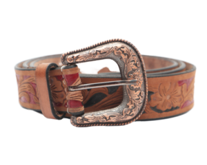 Ceinture Western en Cuir Véritable Premium pour Hommes, Ceinture de Cowboy, Ceinture Équestre Vintage, Ceinture de Cheval, Ceinture en Cuir Ajustable Casual - Product Image 3