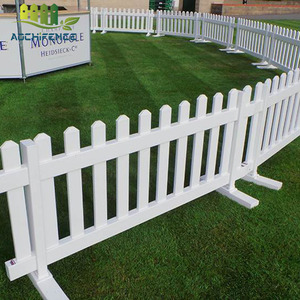 Chất lượng cao tùy chỉnh Trắng PVC <span class=keywords><strong>picket</strong></span> hàng rào 3D mô hình cho vườn và nông nghiệp - Product Image 4