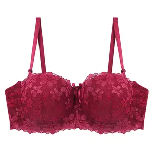 Sexy design plus size wholesale high quality lace bra for women