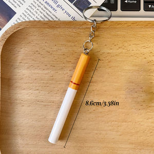 พวงกุญแจรูปบุหรี่แบบสั่งทำพิเศษ แรงบันดาลใจจากอนิเมะและมังงะ "Easy Revenge" รูปเลื่อยโซ่ - Product Image 4