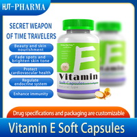 Vente directe d'usine, capsules de vitamine E en gélule molle, complément alimentaire pour les soins des cheveux et de la peau, certifié HALAL, pour adultes
