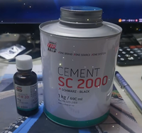 Zyx160 Black Cement SC 2000 REMA tip Top adhesivo de alta resistencia 1kg 690ml adhesivo instantáneo