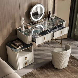 Muebles modernos <span class=keywords><strong>de</strong></span> acero inoxidable para dormitorio, <span class=keywords><strong>tocador</strong></span> <span class=keywords><strong>de</strong></span> piedra <span class=keywords><strong>de</strong></span> lujo verde <span class=keywords><strong>Amazon</strong></span> con espejo para dormitorio, <span class=keywords><strong>tocador</strong></span> <span class=keywords><strong>de</strong></span> <span class=keywords><strong>maquillaje</strong></span> - Product Image 3