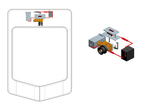 Tự động hồng ngoại tích hợp cảm ứng Brass Bảng điều chỉnh nước tiểu vòi nước nhà vệ sinh bồn tiểu cảm biến tuôn ra van - Product Image 4