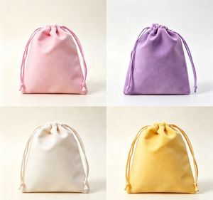 Pochette en velours à cordon de serrage, vente en gros, pochette souple pour lunettes de soleil, pour bagues, colliers, bijoux, emballage cadeau, sac de rangement anti-poussière - Product Image 5