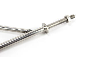 侧面竖琴镜臂兼容VW 2型总线分屏1950-1967不锈钢全抛光 - Product Image 4