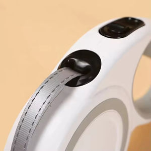 Accessori per cani guinzaglio retrattile per cani 5m/ 16ft nastro di Nylon riflettente guinzaglio retrattile per cani - Product Image 6