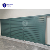 Portes coulissantes électriques en aluminium de style moderne et concis avec modélisation 3D, design écologique et étanche