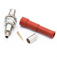 Connecteur de câble coaxial haute tension 5KV RF BNC connecteur SHV femelle aiguilles mâles RG58 LMR195 SHV femelle pour câble