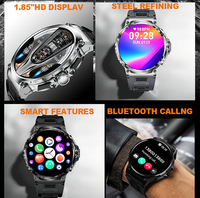 Trending V69 1,85 ''reloj inteligente de pantalla grande 710mAh batería de gran capacidad Ruuged reloj inteligente táctico al aire libre para hombres