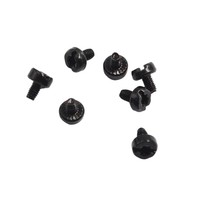 Vis métrique à tête cylindrique Torx T6 T8 T10 T15 à rainure antidérapante et filetage triangulaire # Vis autotaraudeuse à trois lobes en zinc noir 6-32