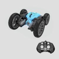 Voiture RC HTL 2.4G à effets de pulvérisation, double face, rotation à 360°, tout-terrain, jouet pour enfants et adultes
