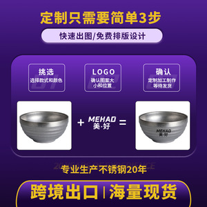 Stainless Steel Rice Bowl Spiral Design Durable Home Use Solid Color - Product Image 5