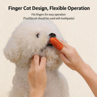 Brosse à dents pour animaux de compagnie, en silicone souple, pour chiens et chats, soin dentaire, nettoyage buccal, outil de massage