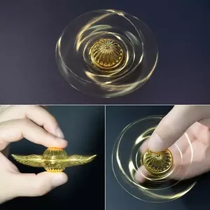 Jouet anti-stress Gyro Ball doré très populaire, jouet en métal pour soulager l'anxiété, spinner pour adultes et enfants - Product Image 3