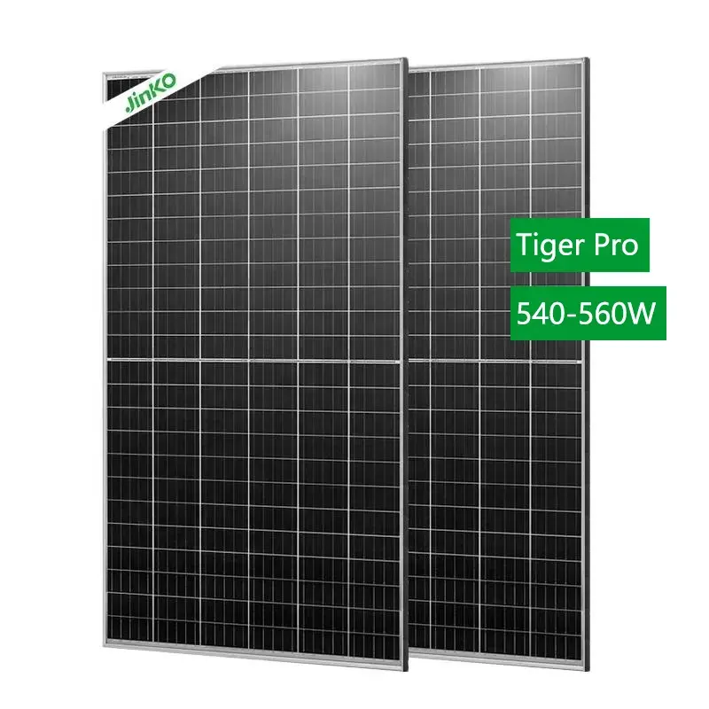 Панель солнечных батарей Jinko 540W/560W 182x182 ячеек моно более эффективная Tiger Pro 72HC 540 ватт 550 Вт 560 ватт солнечная панель