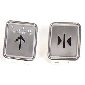 Botón Cuadrado Rojo para Elevador Estilo Industrial <span class=keywords><strong>ANWEN</strong></span> PB-12 - Product Image 2