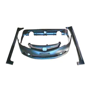 Diskon Besar Bumper mobil untuk civic FD 2 RR gaya Bumper depan sisi rok belakang untuk Honda Civic 2006-2011 PP plastik ABS