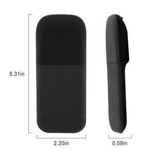 Ultra ince 2.4Ghz katlanabilir kablosuz optik fare USB mat ark dokunmatik taşınabilir ergonomik dizüstü için fare bilgisayar - Product Image 5
