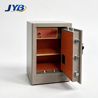 Caja Fuerte Ignífuga JYB con Teclado Digital Electrónico, Doble Cerradura, Caja de Seguridad de Acero para Joyas, Dinero en Efectivo, Hogar y Oficina