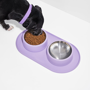 Custom Modern Durable Waterproof Non-Slip Silicone Pet Food Bowl <b>Mat</b> Travel Feeding <b>Mat</b> Placemat Tray for Dogs and <b>Cats</b> - Product Image 1