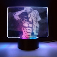 Veilleuses 3D Illusion Optique Lampes LED Veilleuse Acrylique 3d Lumière Décorative Cadeau pour Enfants
