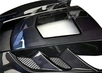 Capot avant en fibre de carbone C7 Z06 ventilé avec vitre pour Corvette C7 Z06 2014-2019