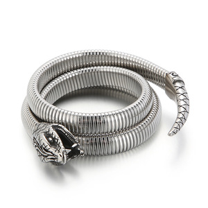 <span class=keywords><strong>Bracelet</strong></span> extensible pour homme en acier inoxydable 316 personnalisé, serpents vintage, <span class=keywords><strong>bracelet</strong></span> manchette <span class=keywords><strong>serpent</strong></span> pour homme - Product Image 5