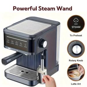 Máquina de café <span class=keywords><strong>italiana</strong></span> multifuncional para uso doméstico, vapor de espuma de leche pequeña semiautomática 20bar - Product Image 2