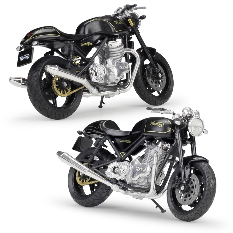 Welly 1/18 Diecast Toy Motorcycle Norton Commando 961 SE