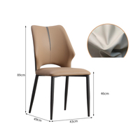 Chaises de salle à manger pour restaurant, design nordique moderne et luxueux, confortables, pour la maison