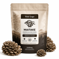 Натуральный экстракт гриба майтаке Qidan Private Label с полисахаридами для поддержки иммунитета, в бутылках и тубах