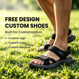 Sandalias de Diseño Personalizadas con Logotipo 2026, Sandalias de Playa para Hombre y Mujer, Estilo Casual a Cuadros para Caminar - Product Image 1