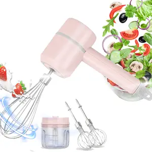 7 Speed Hand Mixer Electric Hand Mixer, Portable Kitchen Hand Held Mixer  for Food Whipping -White