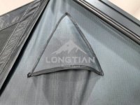 Tente de toit rigide en aluminium, triangle, 18 cm de hauteur, 150 cm d'intérieur, 68,5 kg, légère, étanche, pour véhicule