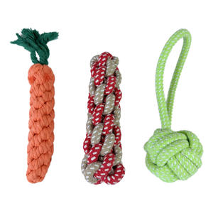 Juguete para Perros, Cuerda de Algodón Resistente a Mordeduras, para Golden Retriever, Bichón Frisé, Cachorros, Limpieza Dental, Anti-Demolición - Product Image 5