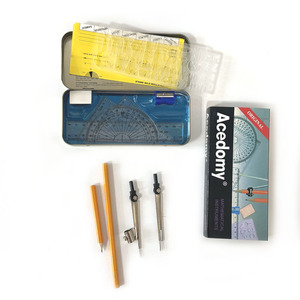Ensembles de papeterie mathématiques en gros d'usine : Kits de géométrie avec règles et compas - Product Image 6