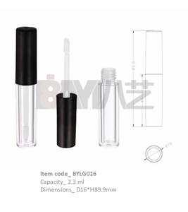 ขวดแก้วใสพร้อมฝาเกลียวสีดำทรงกลม บรรจุภัณฑ์เครื่องสำอางเปล่า ขายส่ง - Product Image 2