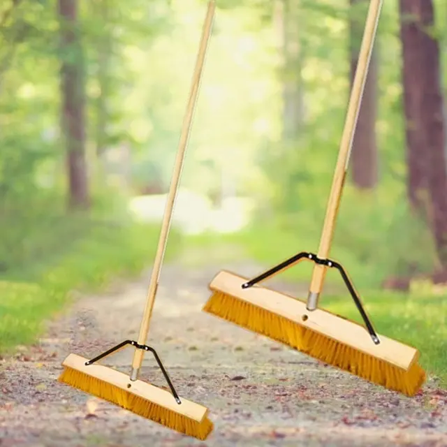 Brosse de neige à manche longue, blocs en bois de 24 pouces, brosse forte à poussière, vente en gros, livraison gratuite