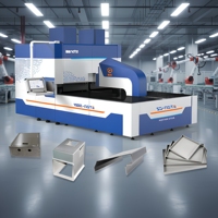 Mesin Pembengkok Plat Otomatis CNC Servo untuk Kabinet, Pusat Pembengkokan Plat Presisi Tinggi STON 1400mm